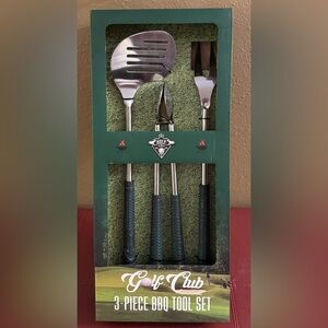 Golf Club 3-Piece BBQ Tool Set
